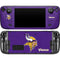NFL Minnesota Vikings Distressed Steam Deck Handheld Gaming Computer Skin